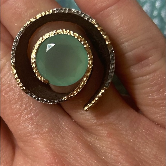 Bora handmade jewelry Chalcedony ring size 6.5 - Picture 7 of 8